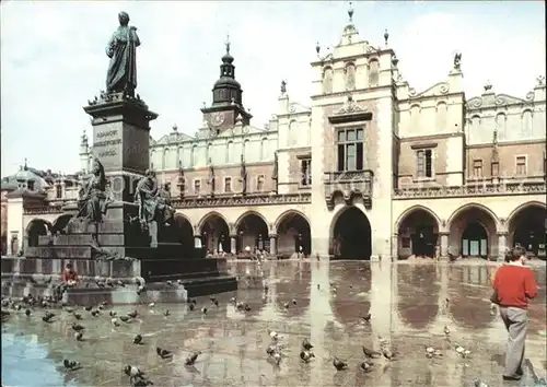 Krakow Malopolskie Pomnik Adama Mickiewicza Kat. Krakow