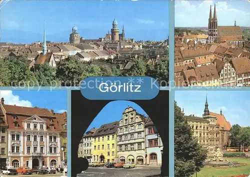 Goerlitz Sachsen Leninplatz Untermarkt Platz der Befreiung Kat. Goerlitz