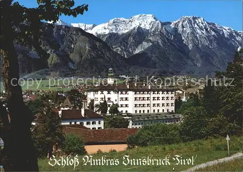 Innsbruck Schloss Ambras mit Bettelwurf Kat. Innsbruck