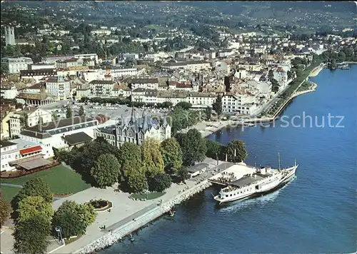 Vevey VD Jardin du Rivage et Debarcadere Kat. Vevey