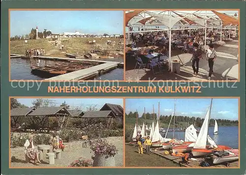 Kulkwitz Naherholungszentrum Segelboote Cafe Kat. Markranstaedt