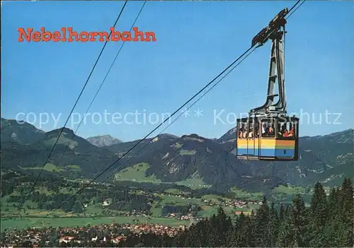 Oberstdorf heilklimatischer Kurort Nebelhornbahn Kat. Oberstdorf