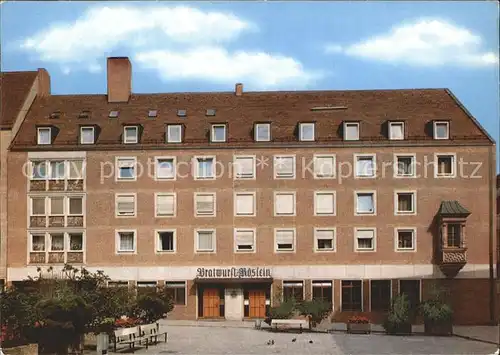 Nuernberg Bratwurst Roesslein Gaststaette Kat. Nuernberg