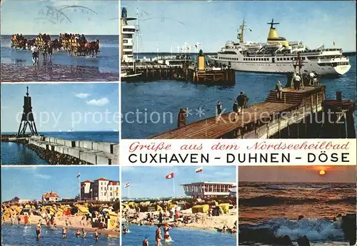 Cuxhaven Nordseebad Cuxhafen Duhnen Doese Nordseeheilbad Kat. Cuxhaven