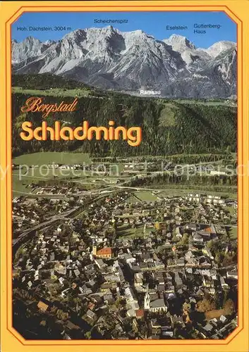 Schladming Obersteiermark Bergstadt Dachstein Scheichenspitz Eselstein Guttenberg Haus Kat. Schladming