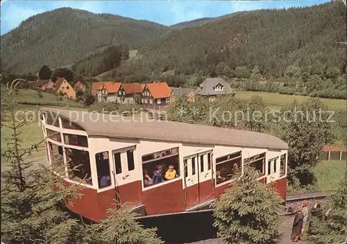 Oberweissbach Bergbahn an der Talstation Obstfelderschmiede Kat. Oberweissbach