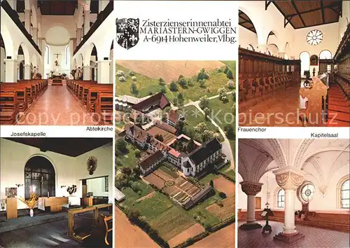 Hohenweiler Vorarlberg Abtkirche Josefskapelle Kapitelsaal Kat. Hohenweiler