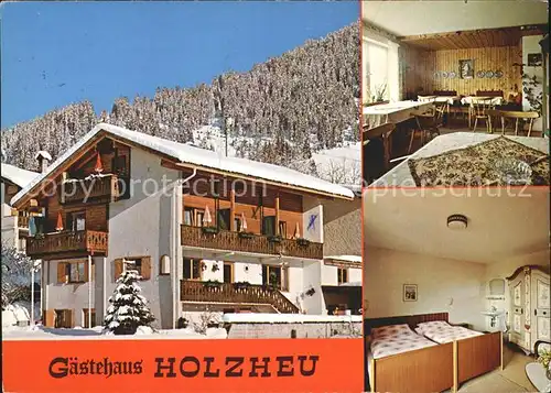 Bad Oberdorf Gaestehaus Holzheu Kat. Bad Hindelang