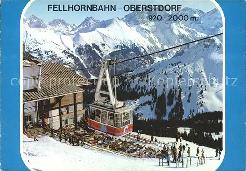 Oberstdorf Fellhornbahn Kat. Oberstdorf