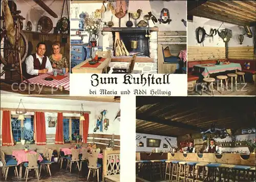 Reit Winkl Unterhaltungslokal Zum Kuhstall Kat. Reit im Winkl