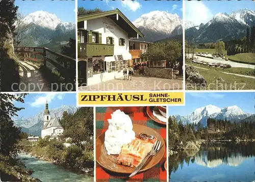 Ramsau Berchtesgaden Berggasthof und Pension Zipfhaeusl Kat. Ramsau b.Berchtesgaden