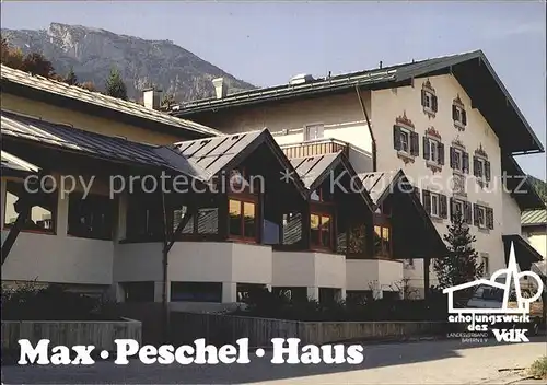 Berchtesgaden Max Pechel Haus Kat. Berchtesgaden