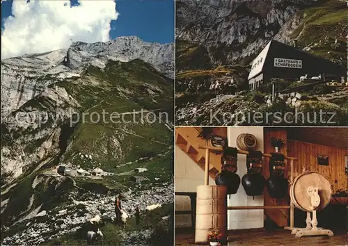 Chalbersaentis Berghaus Schafboden Kat. Chalbersaentis