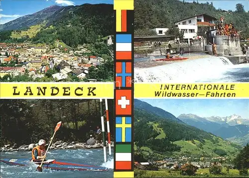 Landeck Tirol Wildwasser Fahrten  Kat. Landeck