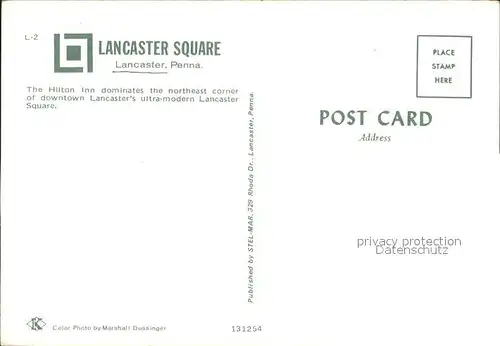 Lancaster California Lancaster Square Kat. Lancaster