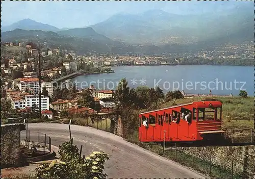 Lugano TI Zahnradbahn auf den Monte Salvatore Kat. Lugano