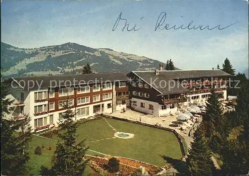 Sonthofen Oberallgaeu Hotel Allgaeuer Berghof Kat. Sonthofen