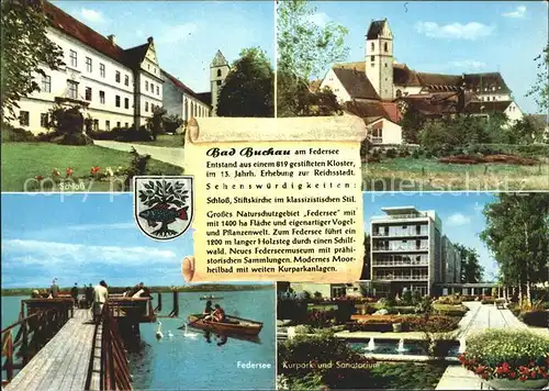 Bad Buchau Federsee Federsee Schloss Sanatorium Kurpark Kat. Bad Buchau