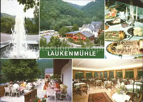 Lorch Rheingau Cafe Restaurant Laukenmuehle Kat. Lorch