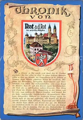 Rot Rot Chronik Kat. Rot an der Rot