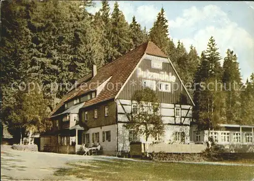 Oberpoebel Gaststaette Fremdenhof Putzmuehle Kat. Schmiedeberg Osterzgebirge