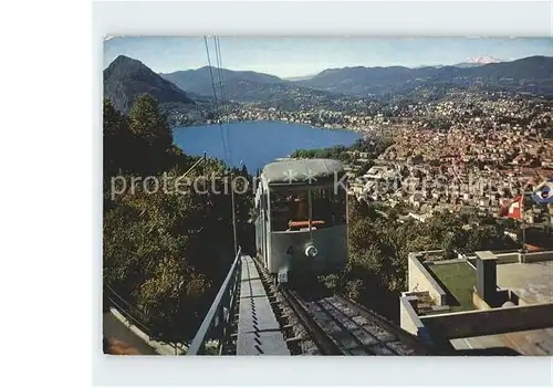 Lugano TI Funivia Lugano Monte Bre Kat. Lugano