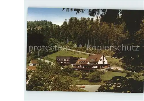 Unterreichenbach Calw Waldgasthof Hotel Karpfenhardter Muehle Kat. Unterreichenbach