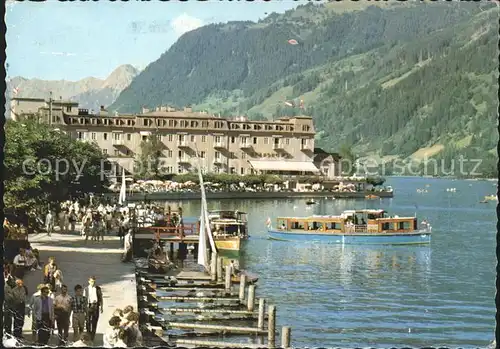 Zell See Seepromenade Grand Hotel Steinernes Meer Kat. Zell am See