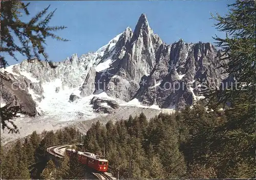 Chamonix Le Train du Montenvers Kat. Chamonix Mont Blanc