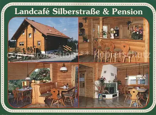 Silberstrasse Landcafe Silberstrasse und Pension Kat. Wilkau Hasslau