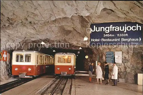Jungfraujoch Bergbahnstation Kat. Jungfrau