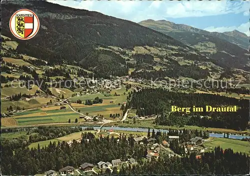 Berg Drautal Fliegeraufnahme Kat. Berg im Drautal