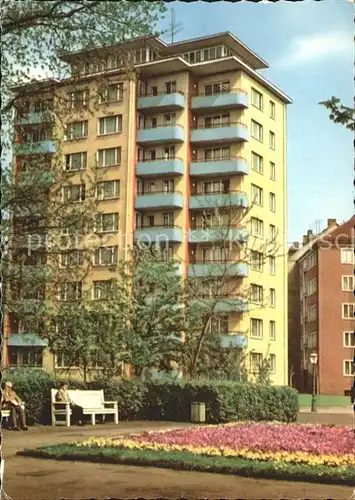 Karl Marx Stadt Hochhaus am Schlossteich Kat. Chemnitz