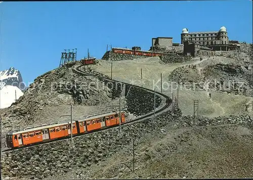 Gornergrat Zermatt mit Bergbahn / Gornergrat /Rg. Zermatt