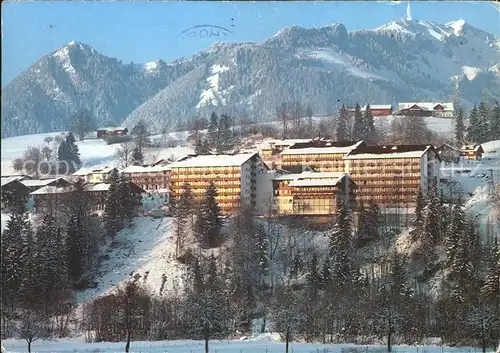 Sonthofen Oberallgaeu Hotelpark Allgaeu Stern auf Staiger Alp Kat. Sonthofen
