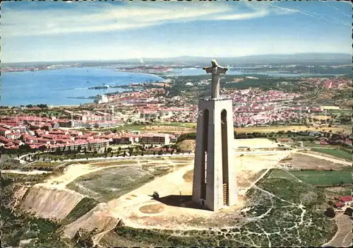 Almada Monument Christ King Fliegeraufnahme Kat. Almada