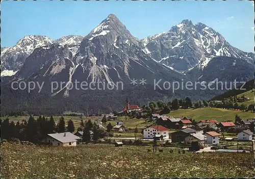 Lermoos Tirol Sonnenspitze Mieminger Hochgebirge Kat. Lermoos