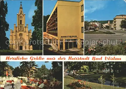 Bad Voeslau Kirche Kurmittelhaus Cafe Park Kat. Bad Voeslau