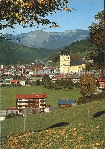 Hopfgarten Brixental Teilansicht Kirche Hotel Kat. Hopfgarten im Brixental