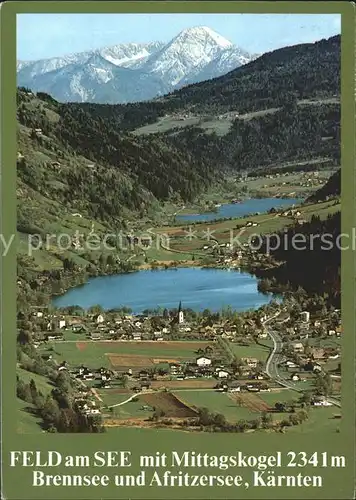 Feld See Mittagskogel Brennsee Afritzersee  / Feld am See /Villach-Land