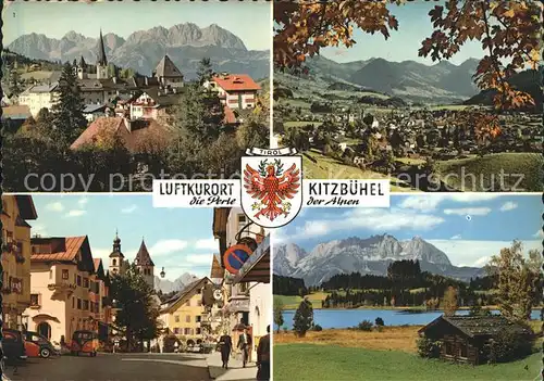 Kitzbuehel Tirol Wilden Kaiser Vorderstadt Schwarzsee Kat. Kitzbuehel
