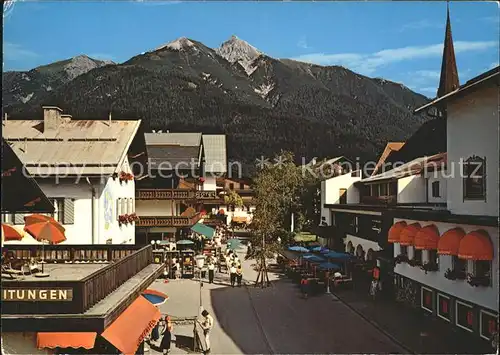 Seefeld Tirol Fussgaengerzone Reitherspitze Seefelder Spitze Kat. Seefeld in Tirol