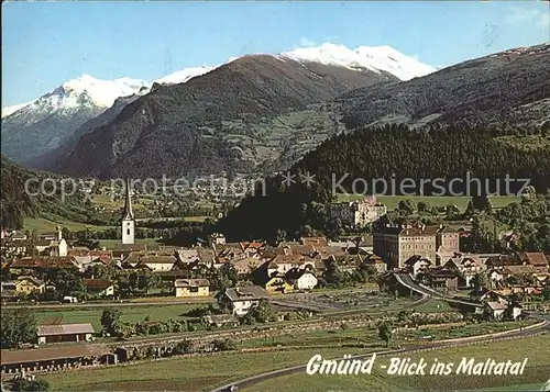 Gmuend Kaernten Maltatal  Kat. Gmuend in Kaernten