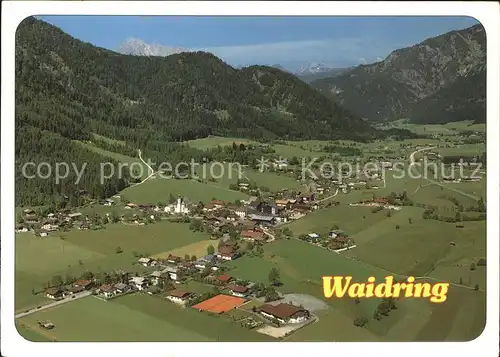 Waidring Tirol Fliegeraufnahme Kat. Waidring
