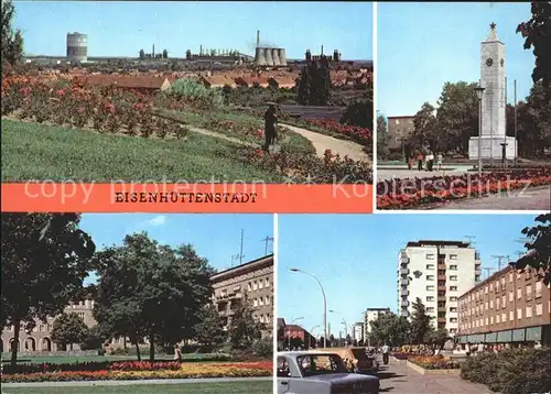 Eisenhuettenstadt Rosenhuegel Platz der Deutsche Sowjetischen Freundschaft Leninallee Kat. Eisenhuettenstadt