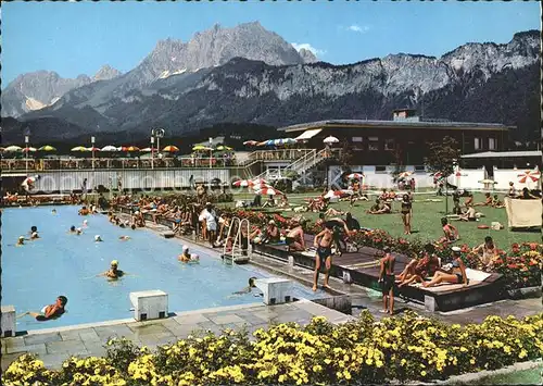 St Johann Tirol Schwimmbad Erholungszentrum Restaurant Wilden Kaiser Kat. St. Johann in Tirol