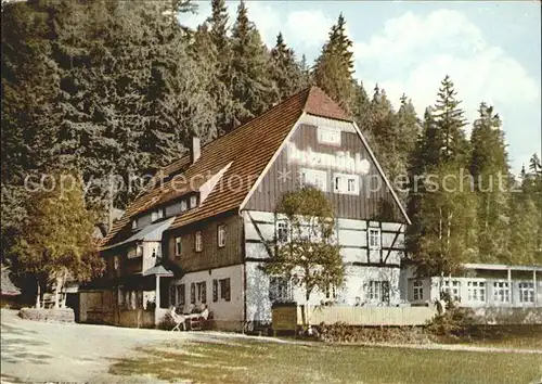 Baerenfels Erzgebirge Gaststaette Fremdenhof Putzmuehle Kat. Altenberg