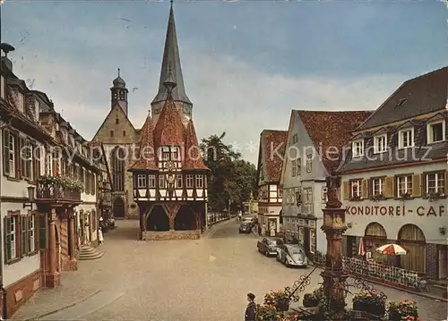 Michelstadt Odenwaldes Marktpaltz Konditorei  Kat. Michelstadt