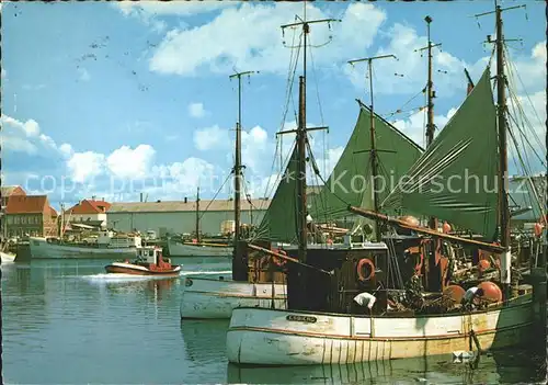 Esbjerg Fischereihafen Boote Kat. Esbjerg