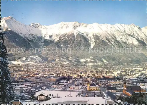 Innsbruck Blick vom Bergisel Kat. Innsbruck